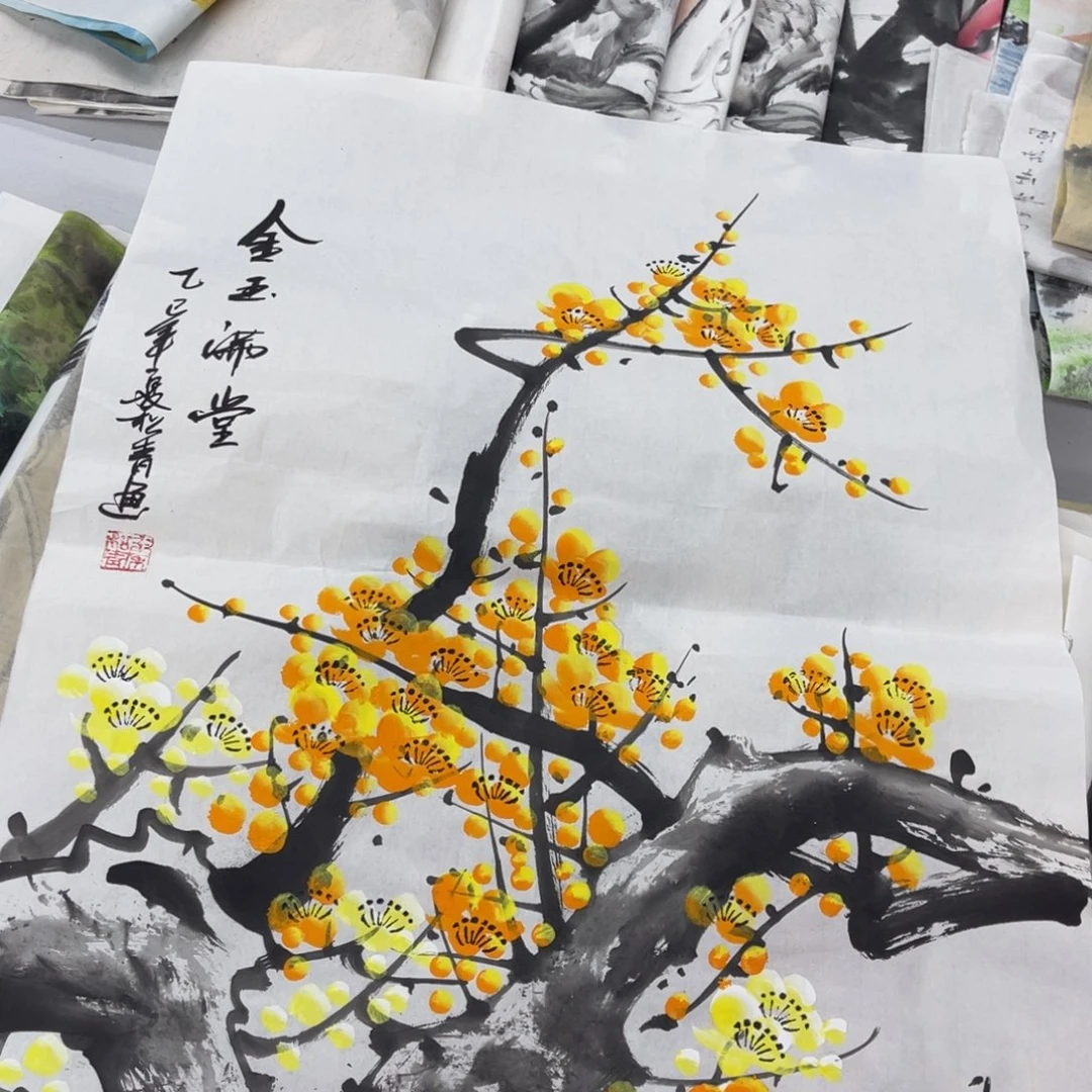 国画纯手绘作品图