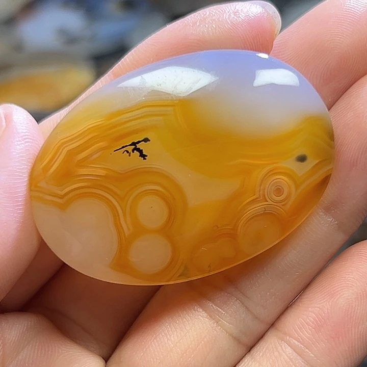 未镶嵌玛瑙/玉髓珠宝半成品