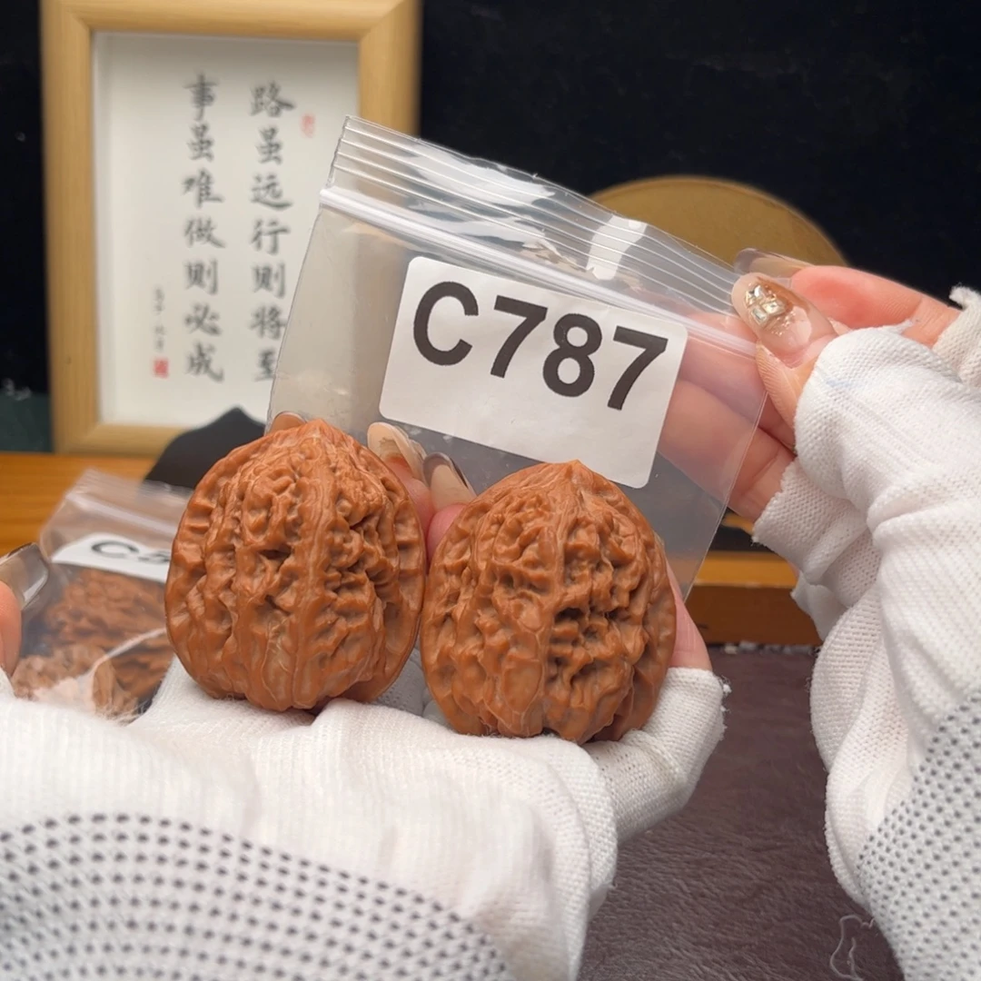 文玩核桃把件42凤凰台c787