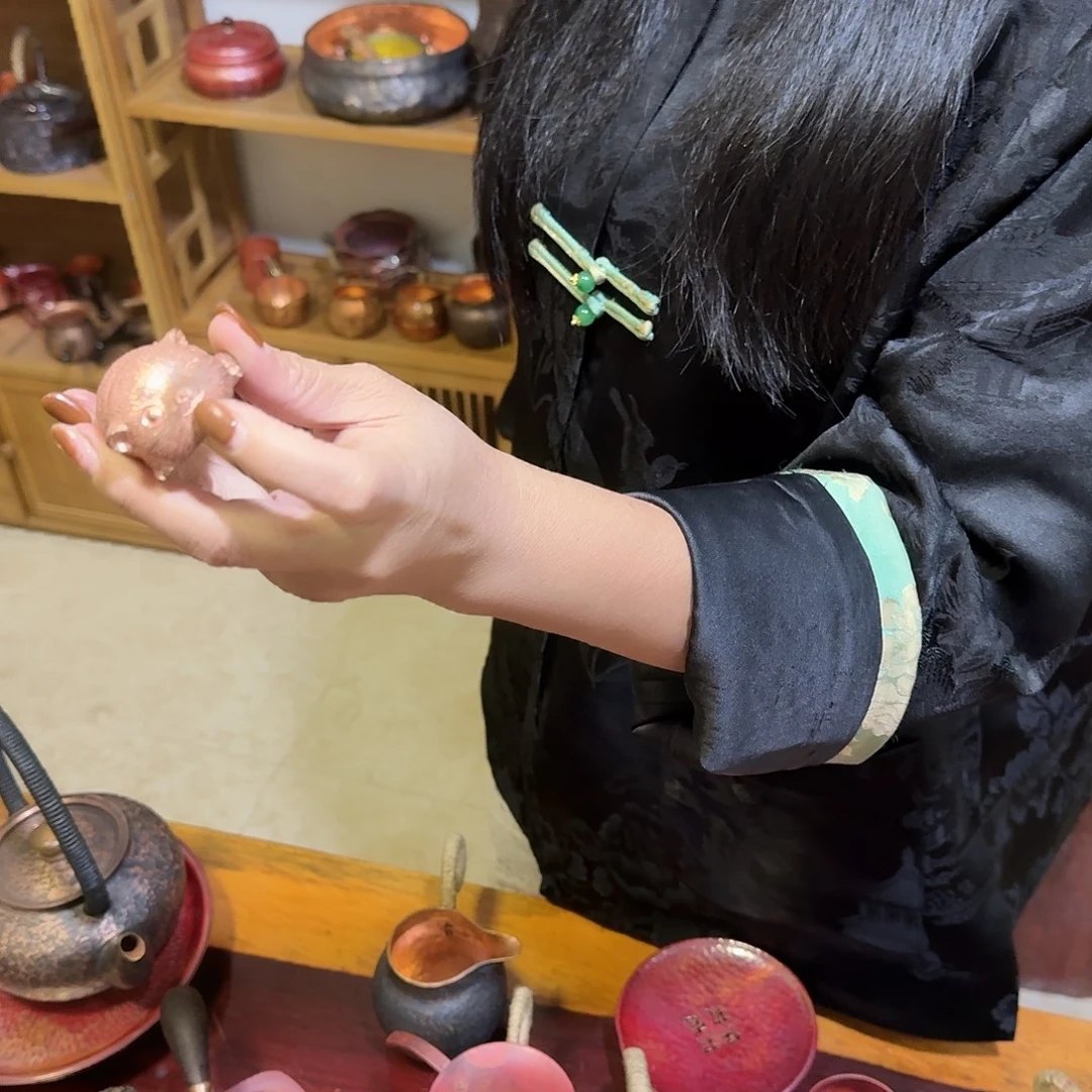 紫铜手工制作摆件