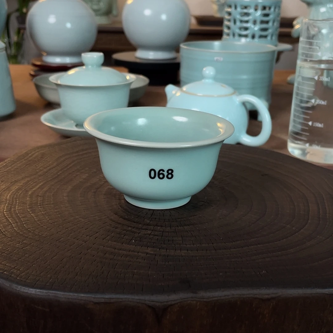 瓷微瑕简包068原矿汝瓷当代