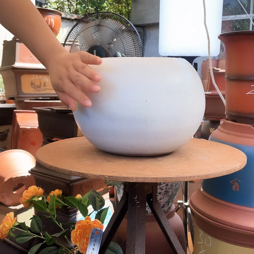 刘白球球花盆紫砂花盆紫砂花盆