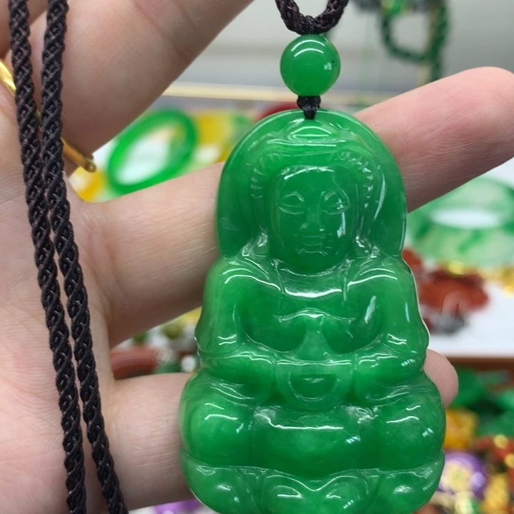 颈饰未镶嵌翡翠吊坠