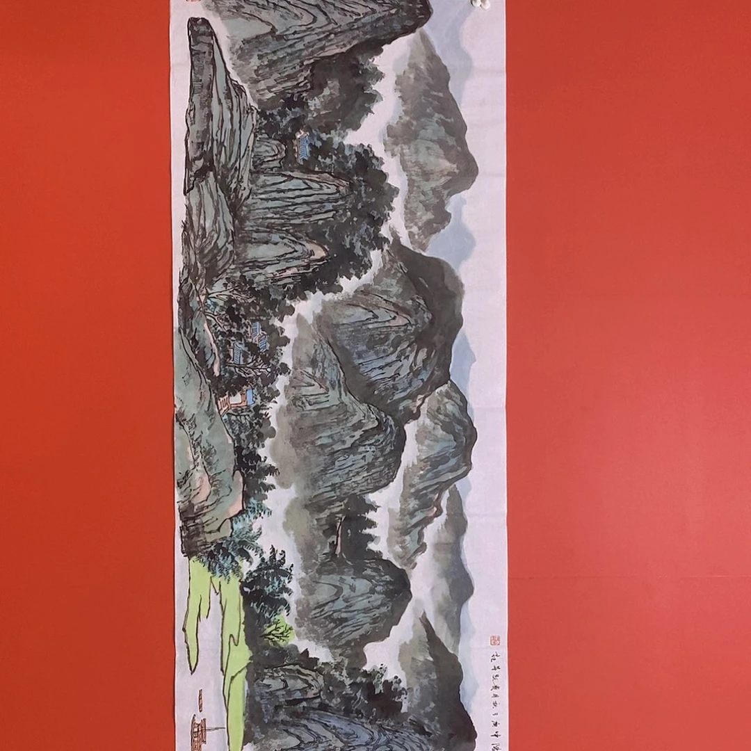国画花鸟山水国画作品
