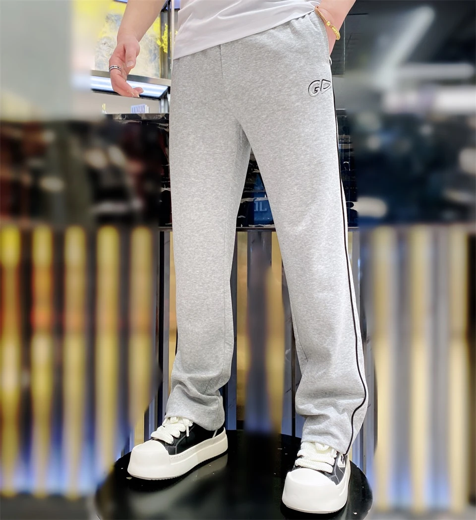 【陈先生】直筒休闲裤春夏宽松潮流百搭运动薄款弹力时尚男士夏季