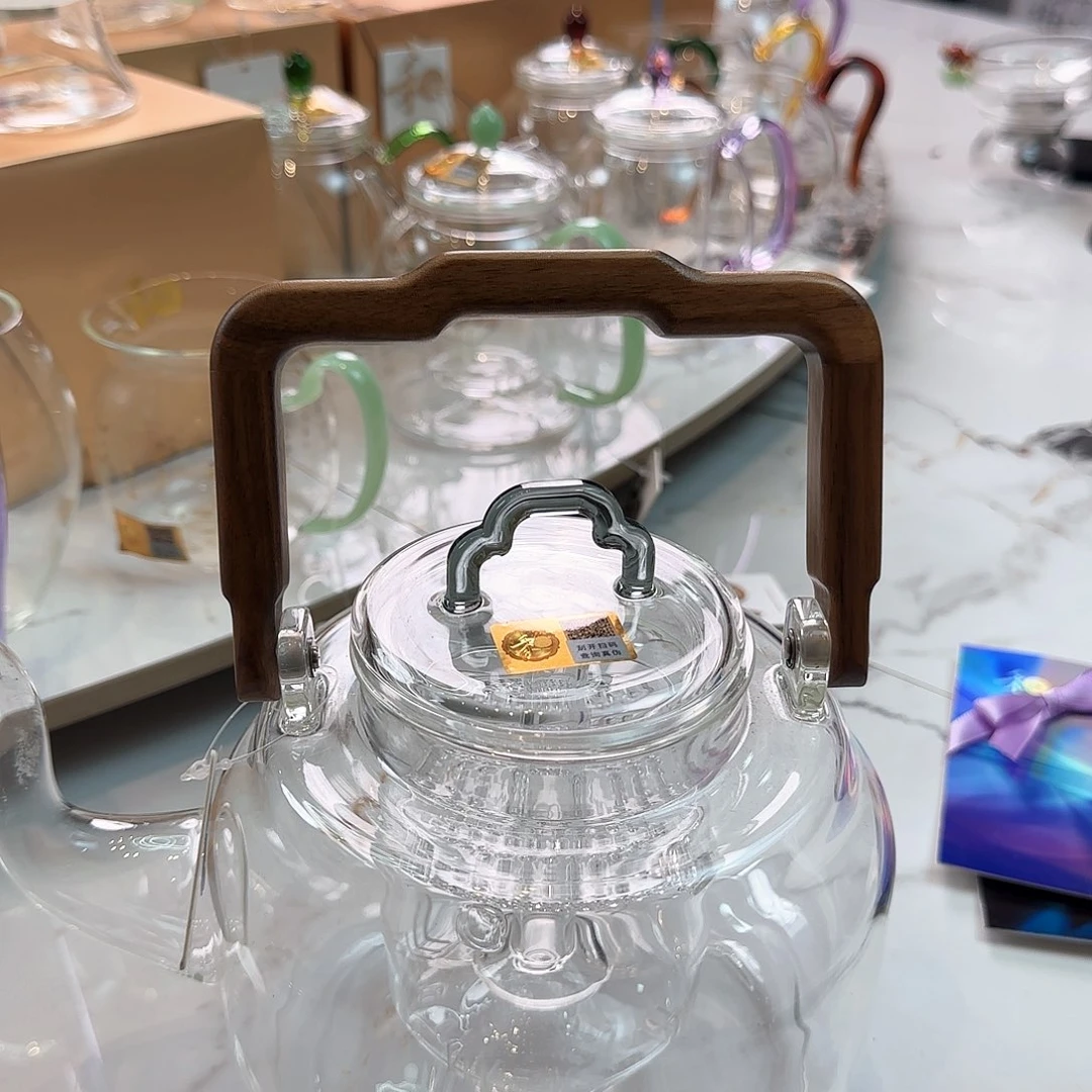 雅韵壶一体式内胆款加清禾杯浅灰色一对