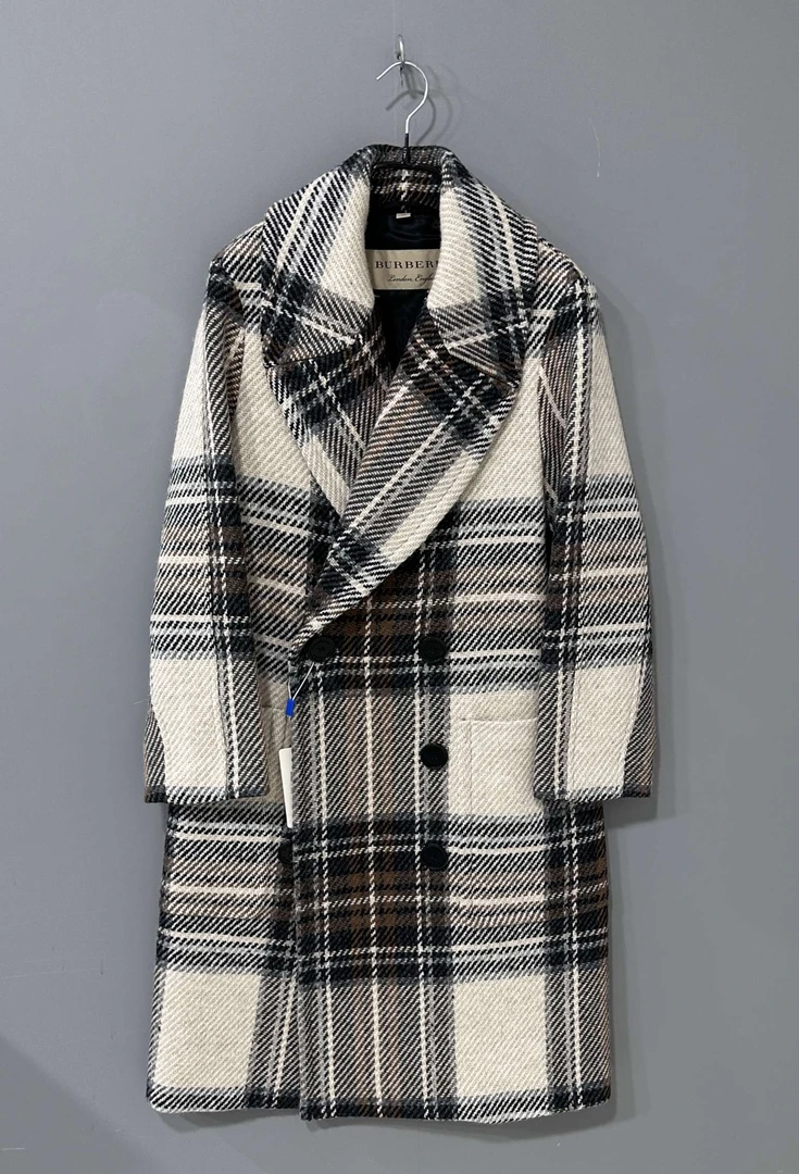 99新 BURBERRY/博柏利 Burberry /格纹毛呢大衣/uk6/99新/81382