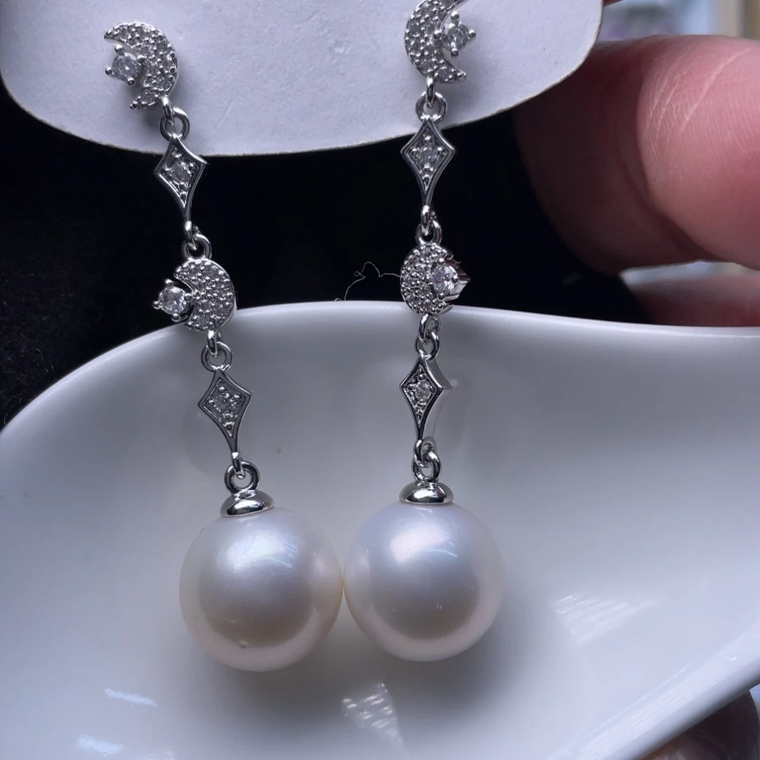 淡水珍珠耳饰未镶嵌