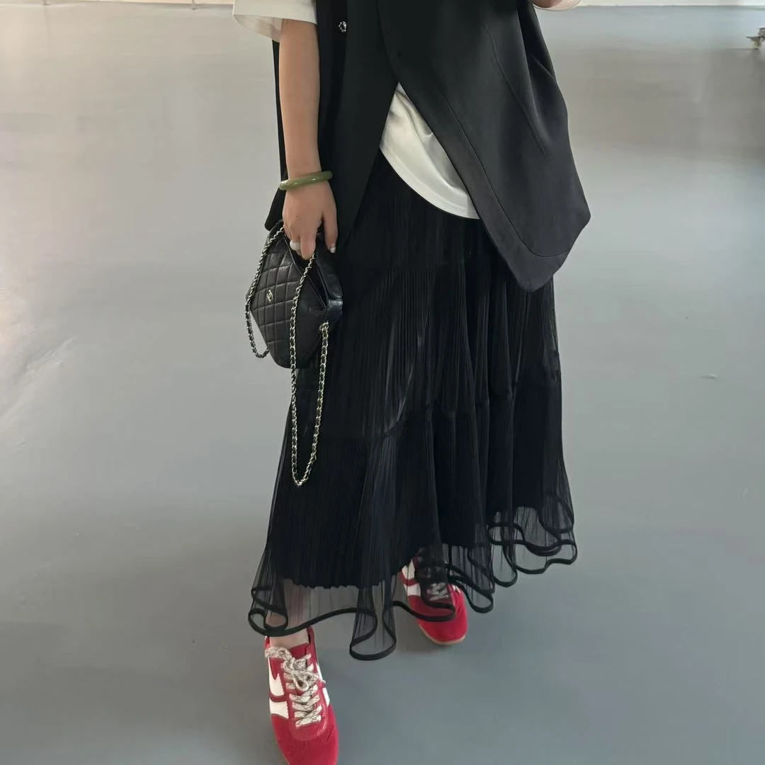 268118预【PINGJIE】2025高货韩版时尚休闲潮流舒适百搭洋气裙子