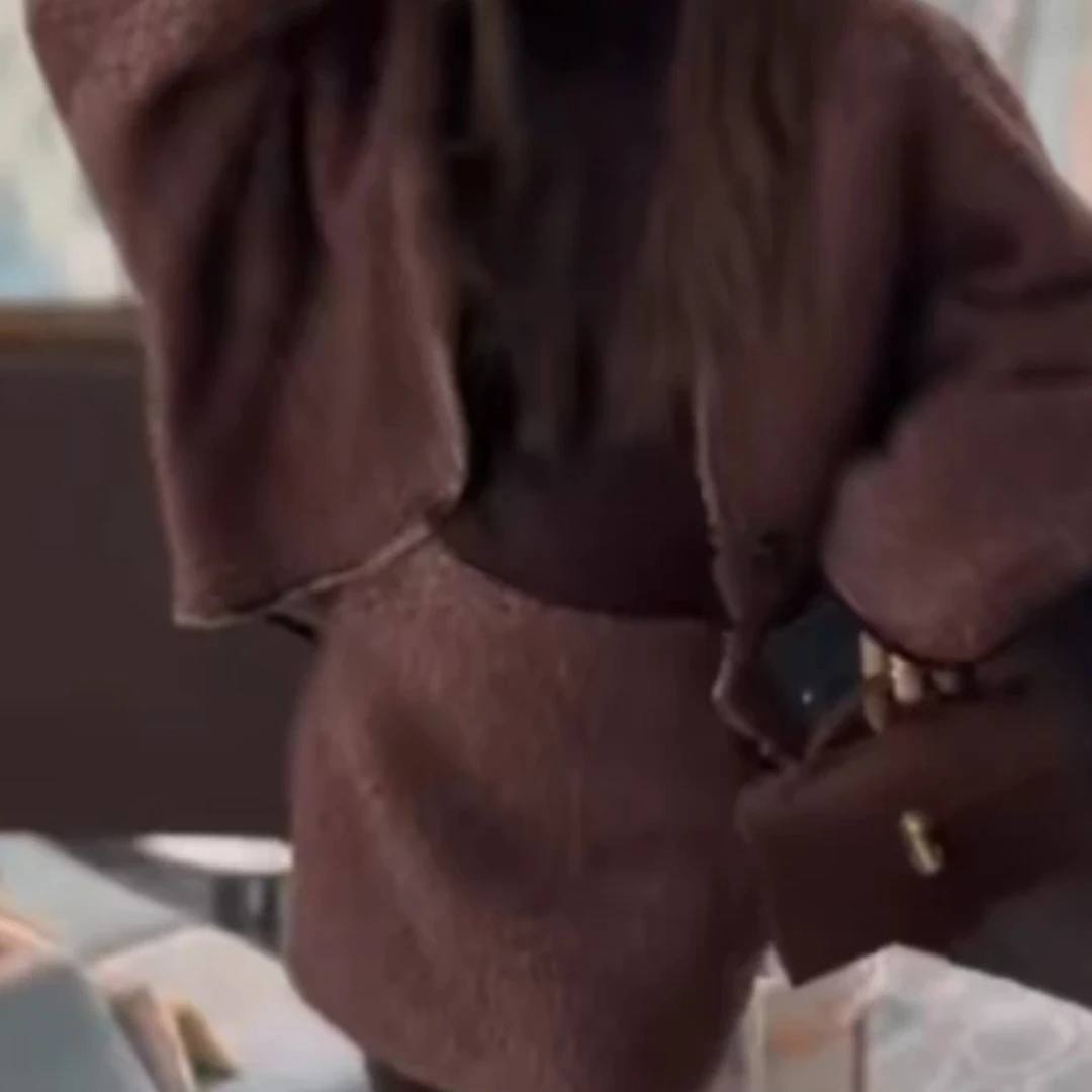 秋冬新款加厚外套修身显瘦短裙女装