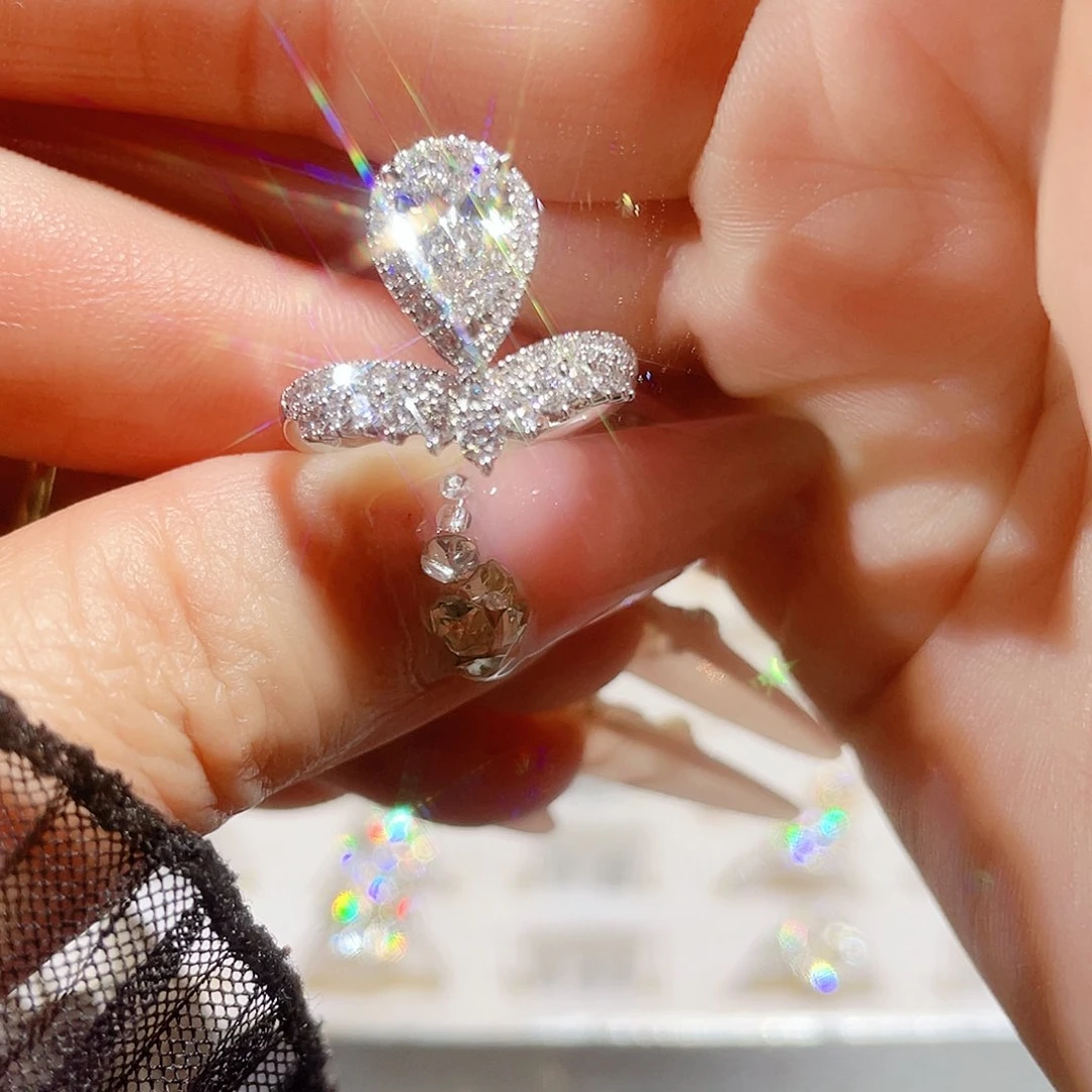 实验室培育钻石18K金镶嵌1.04D-E/VS，12