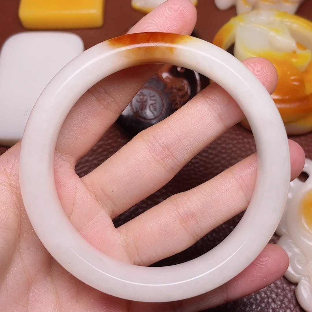 和田玉颈饰未镶嵌老*