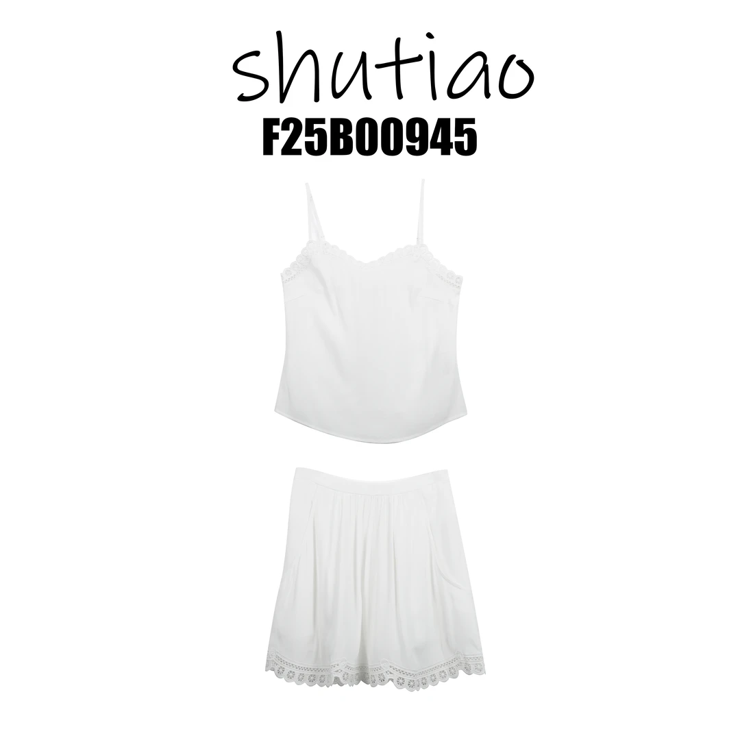 【SHUTIAO】2025夏季：新款小众设计款套装F25B00945