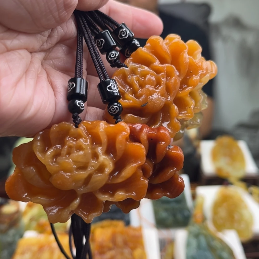 岫玉未镶嵌挂件挂件