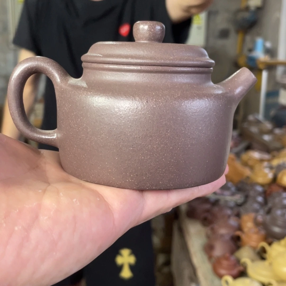 茶壶紫砂LZX。  天青泥。  德钟。    200CC