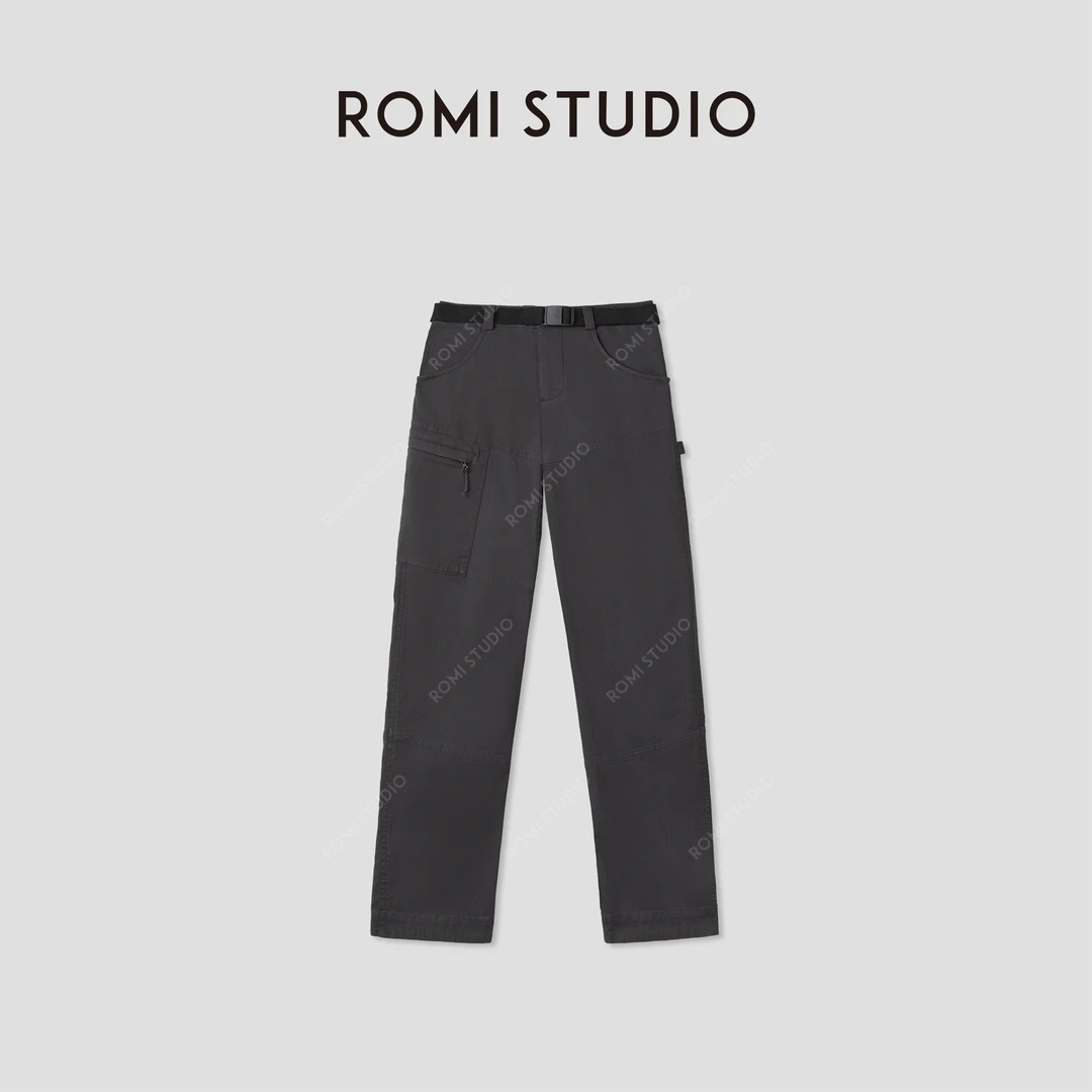 ROMI STUDIO“伴行山野”轻薄冷感休闲户外棉质工装长裤 RWCSXD2670