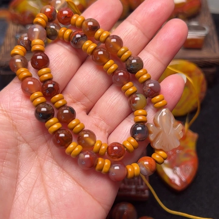 玛瑙/玉髓未镶嵌手链