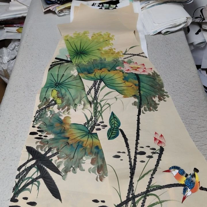 卡***诺国画国画花鸟花鸟国画