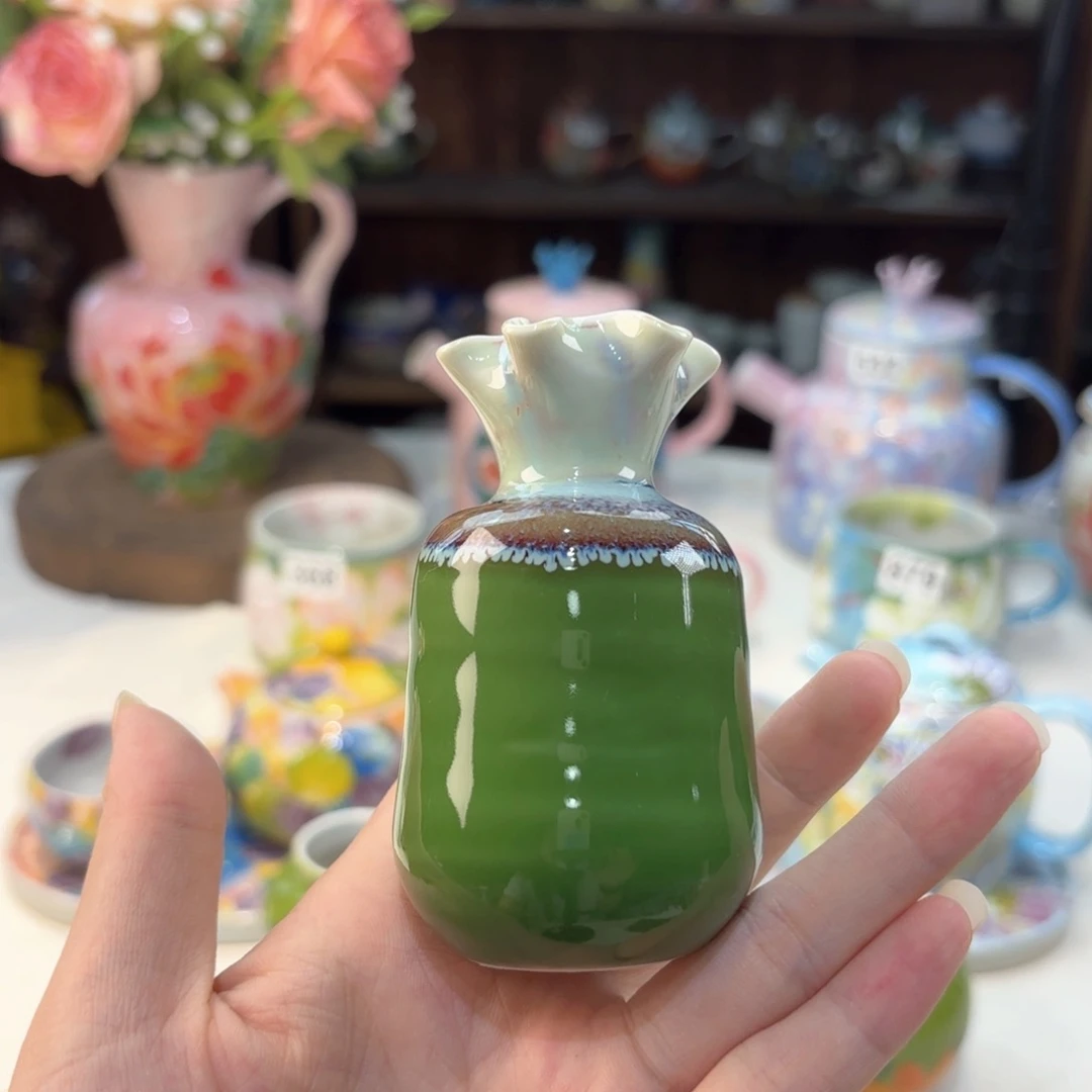 景德镇手绘高温釉下彩陶瓷茶具
