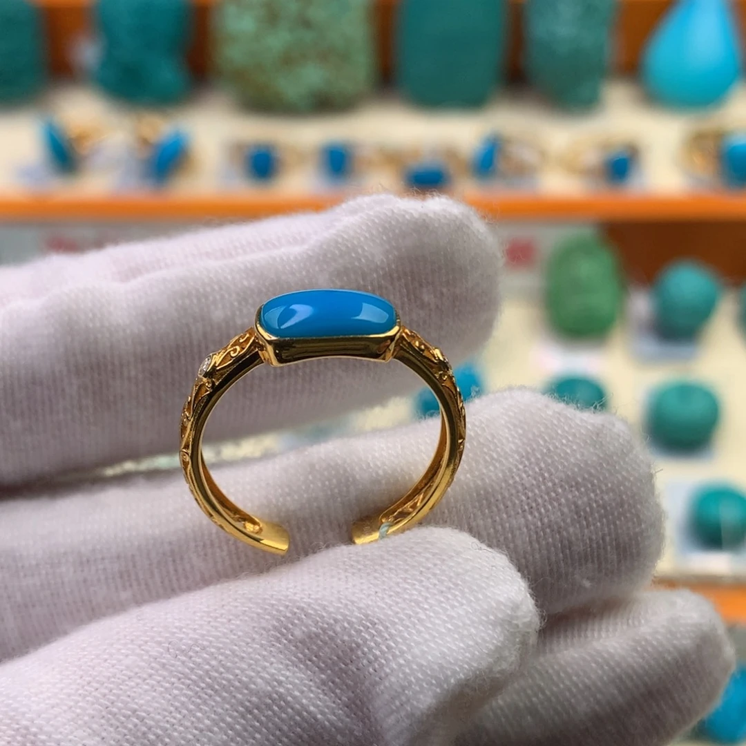 合金绿松石珠宝半成品