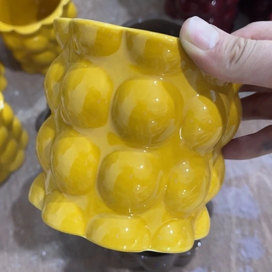 多肉绿植陶瓷花盆9.9包邮，有孔