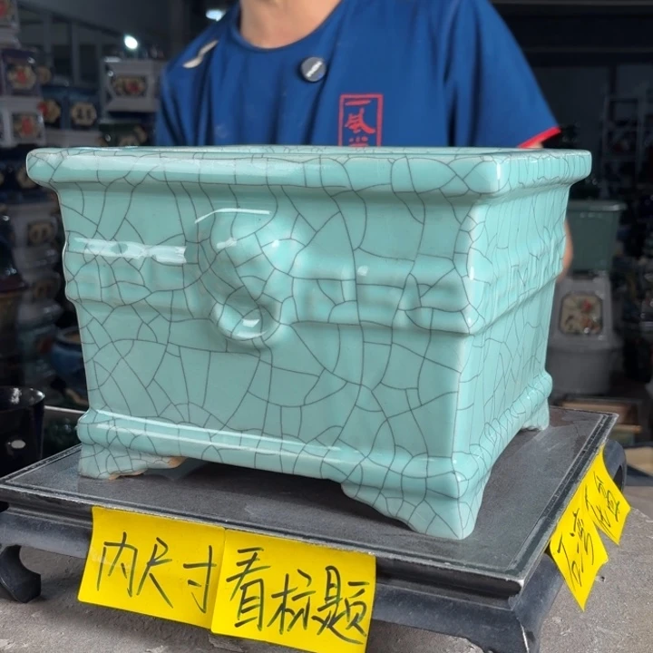 一风堂石湾花盆 内20*15微瑕