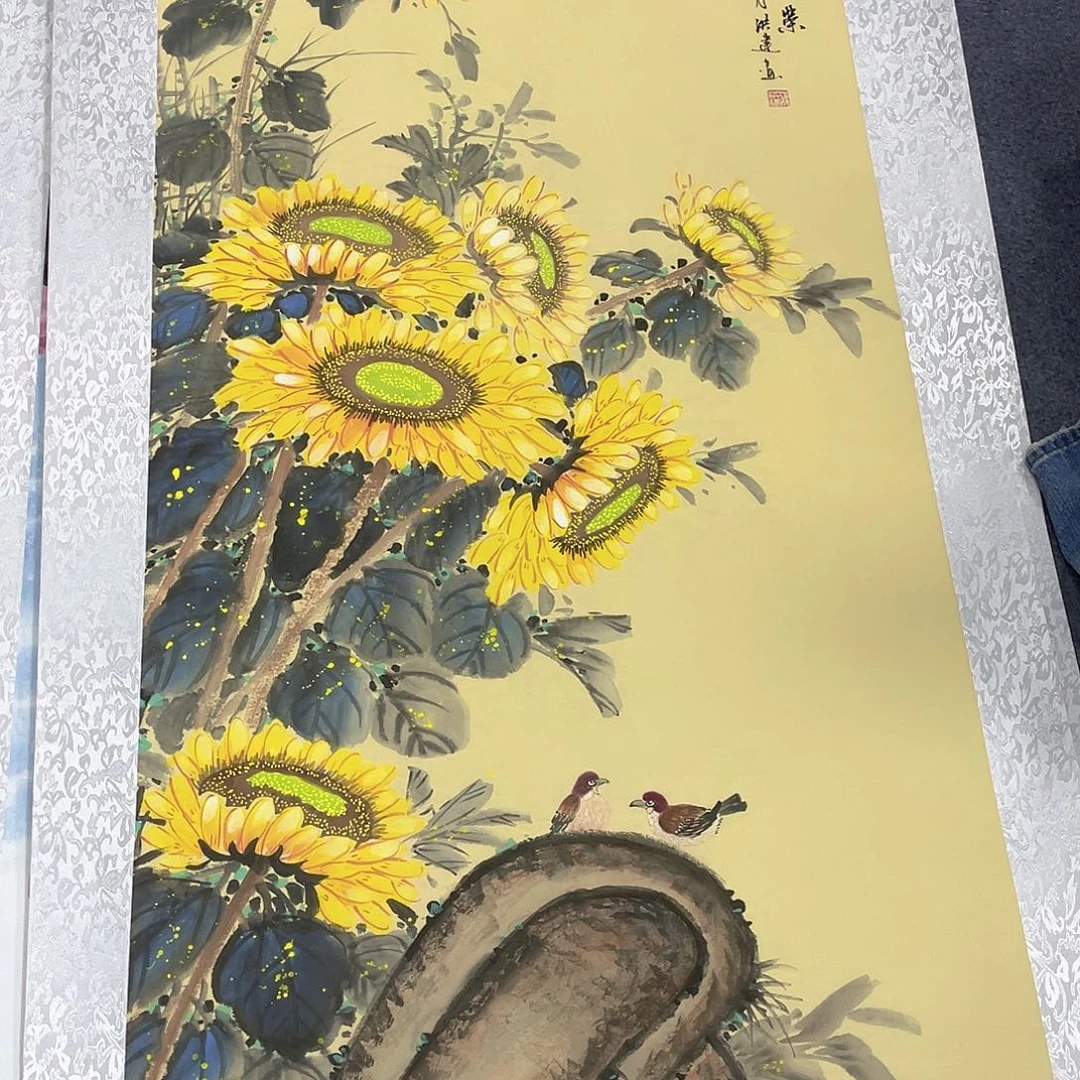 国画作品小姐姐放漏…