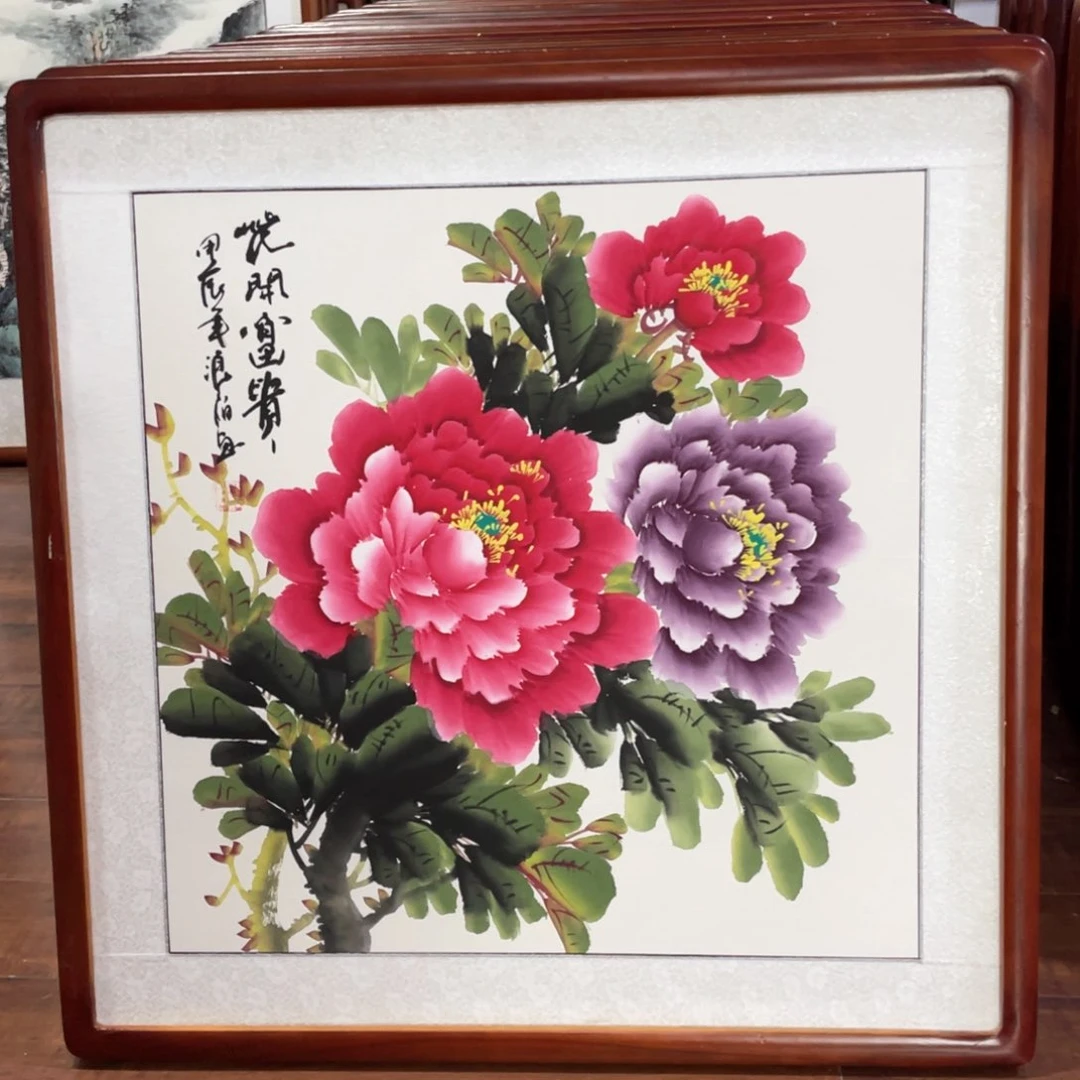 国画带框尺寸63*63厘米