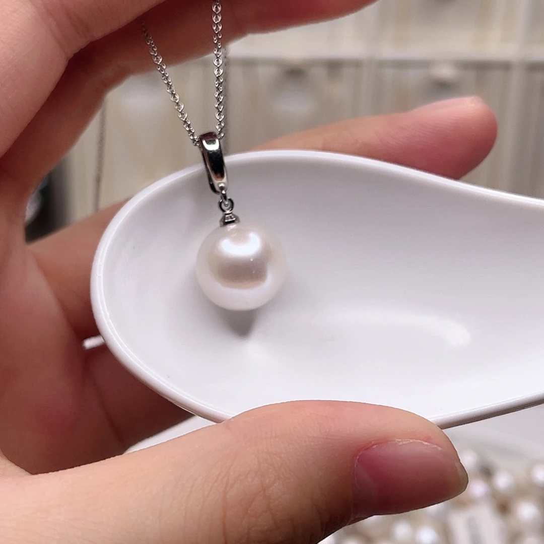合金淡水珍珠吊坠(赠链)