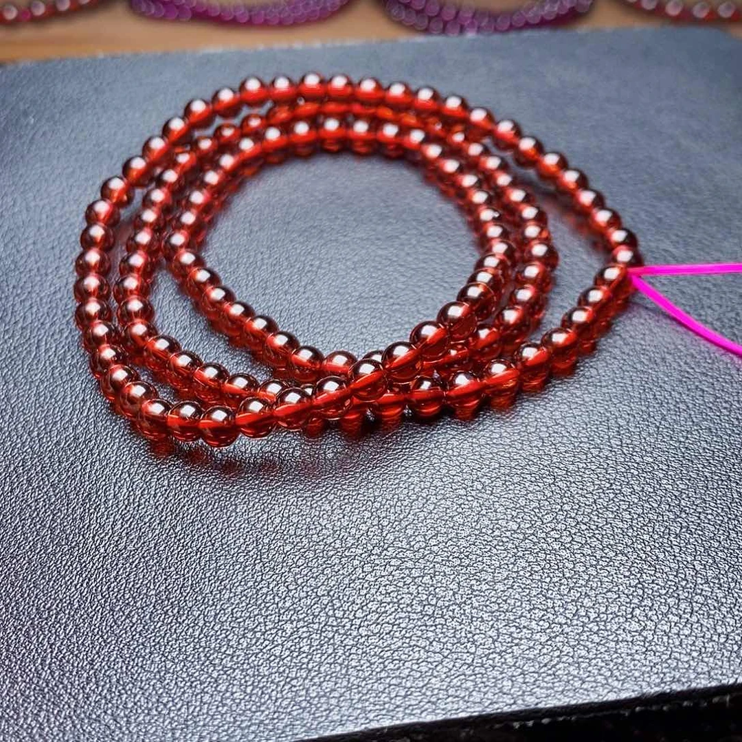 未镶嵌手链石榴石4.8玫瑰金