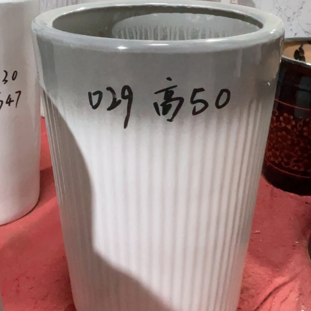 灰口竖纹高盆微瑕