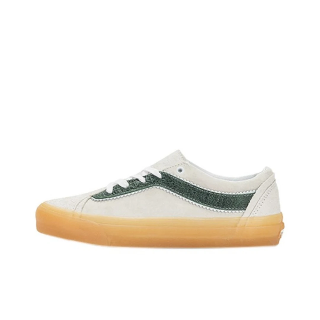 【A7K】VANS bold白绿拼色男女情侣低帮休闲板鞋-无原盒VN000DNQGRN