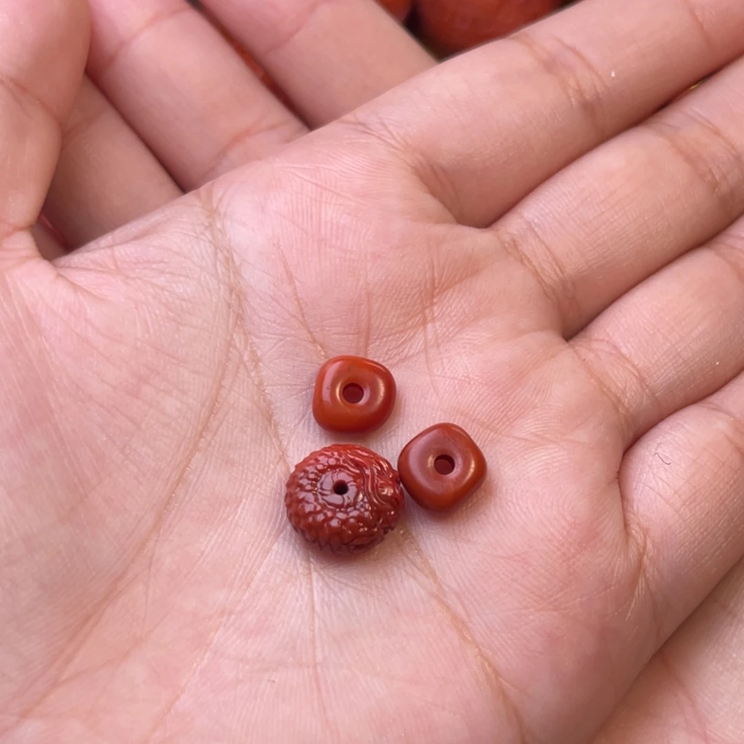 老***树南红玛瑙未镶嵌川料瓦西精工配饰