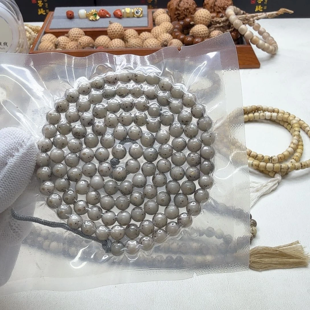 吊坠星月菩提21梵天小冰糖大眼睛通体6圆108一物一图