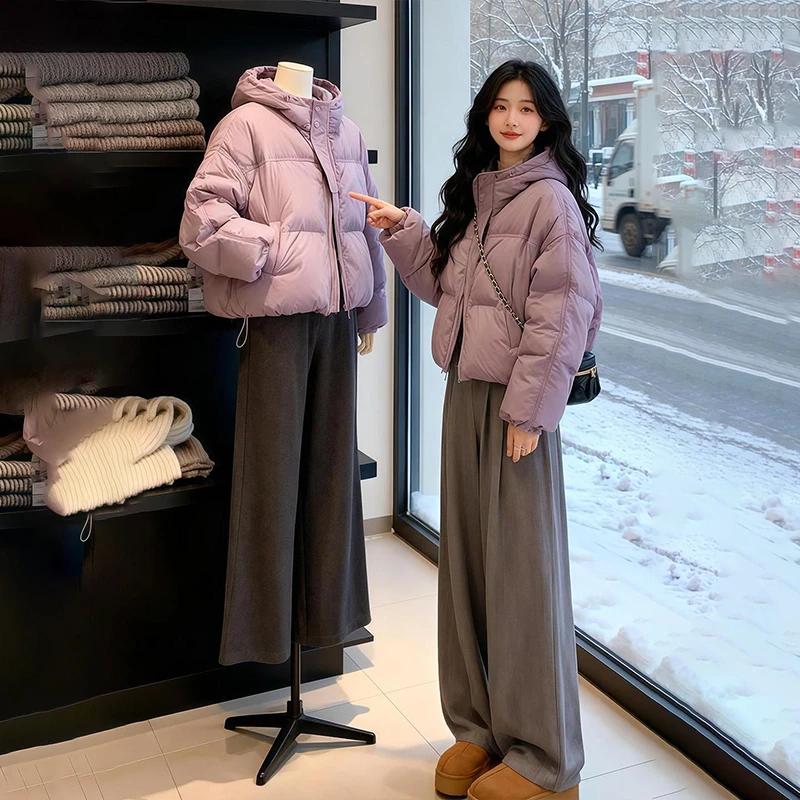 2025冬季新款女士短款棉棉服衣巨好看的小个子加厚保暖面包服棉袄