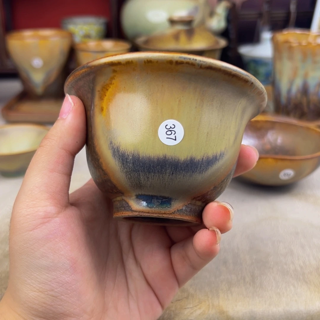 杯纯手工柴烧主人杯