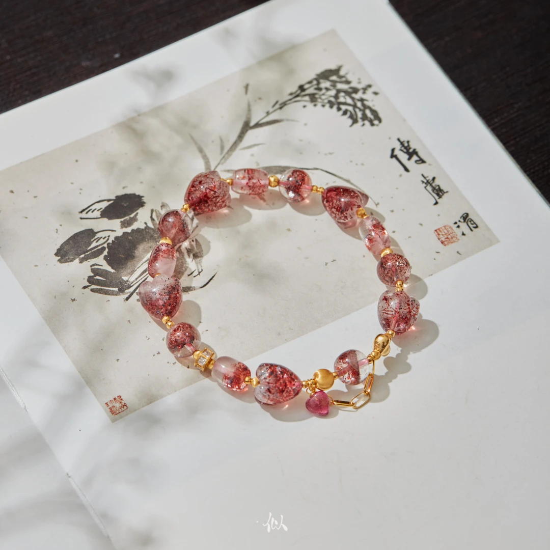 【桃渡】·似梓珠宝· 18K草莓金手串  XYGD273940-C