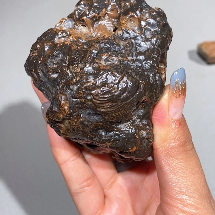 玛瑙/玉髓车挂合金石****缘59