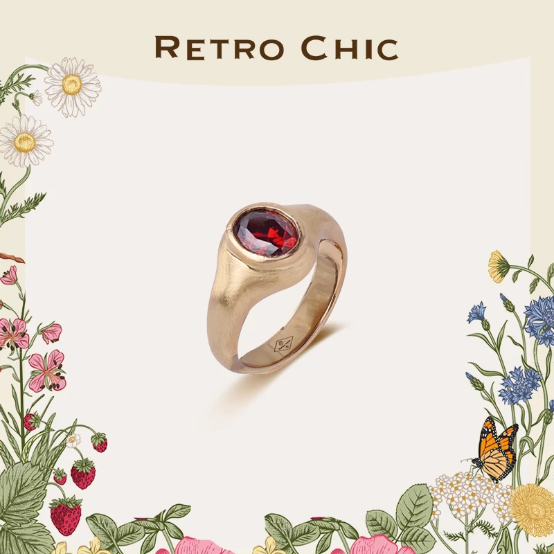 铜合金戒指 RC RETRO CHIC 意大利复古时尚首饰 伊甸园无花果戒指