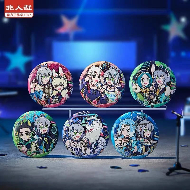 非人哉洛天依联名吧唧徽章盲盒