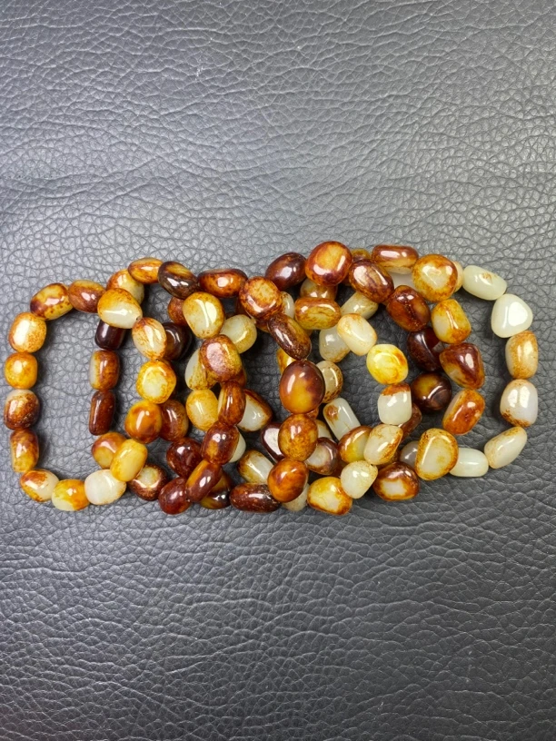 和田玉手链多样性发货一条