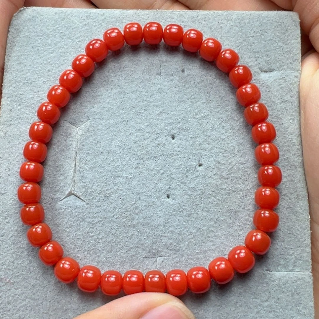 南红玛瑙手串未镶嵌
