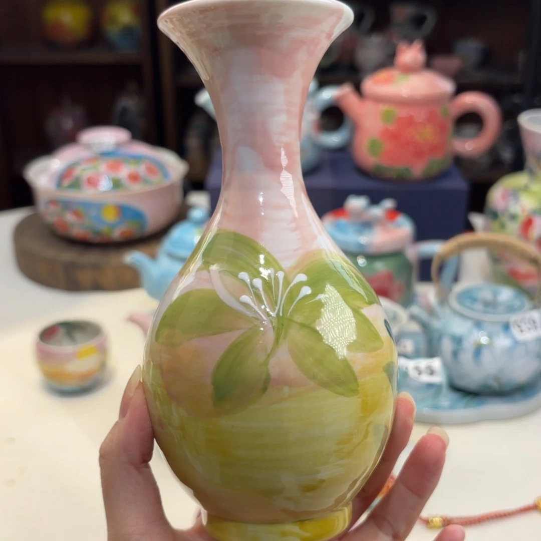 景德镇手绘高温釉下彩陶瓷茶具