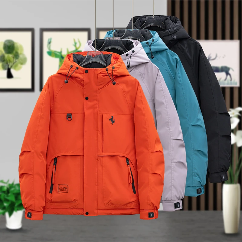 2088 冬季御寒保暖锁温防寒服男士百搭时尚休闲潮流断码外套