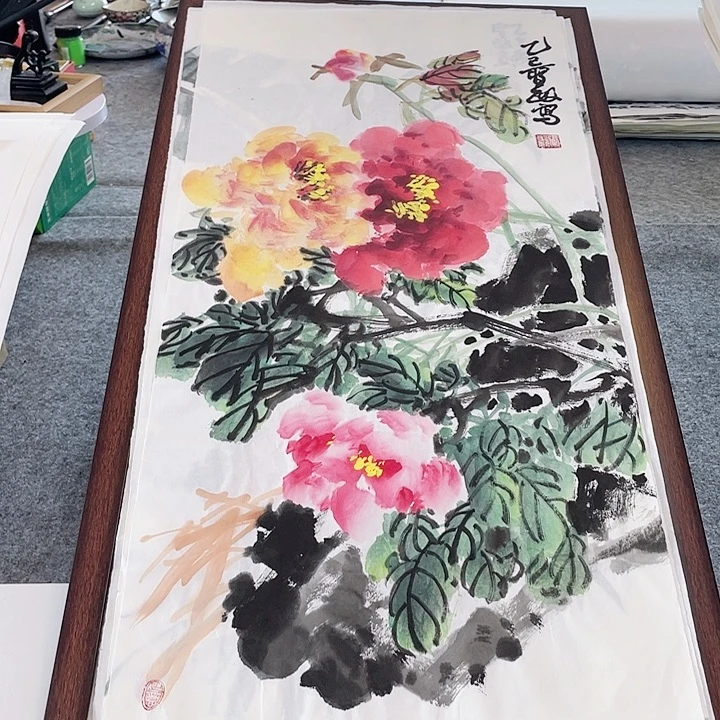 国画张圣敏先生纯手绘作品