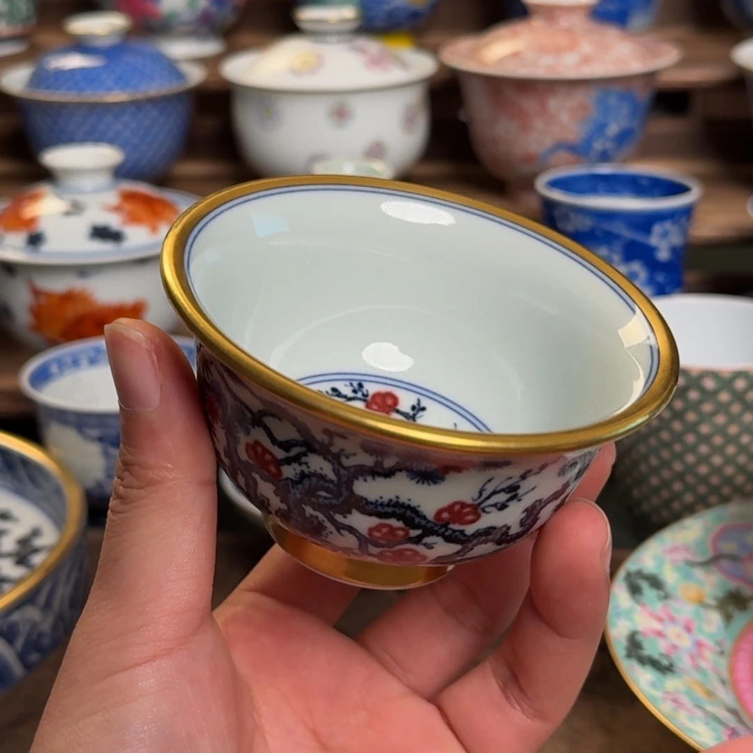 纯手工手绘陶瓷茶具