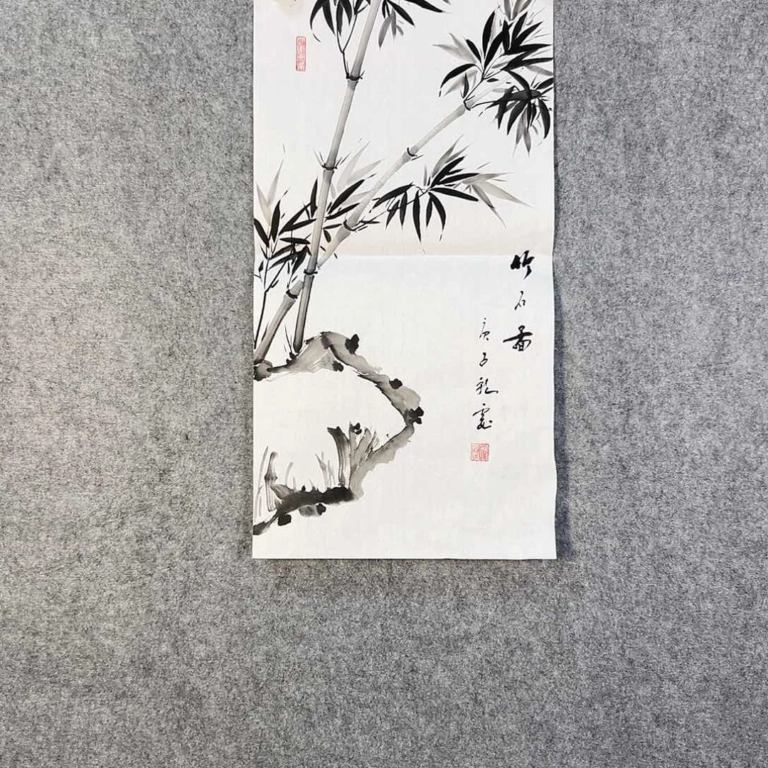 国画329 牡丹之花之叶的颜色和