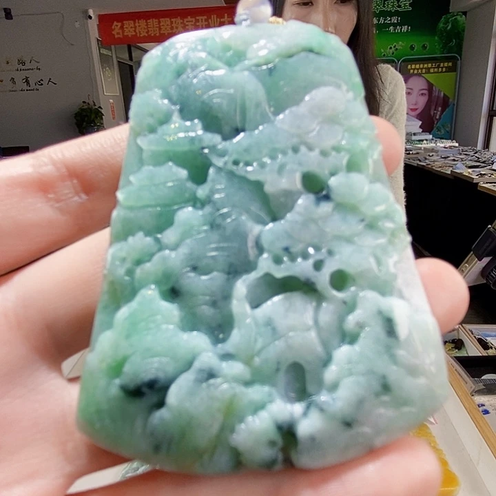 颈饰未镶嵌翡翠翡翠