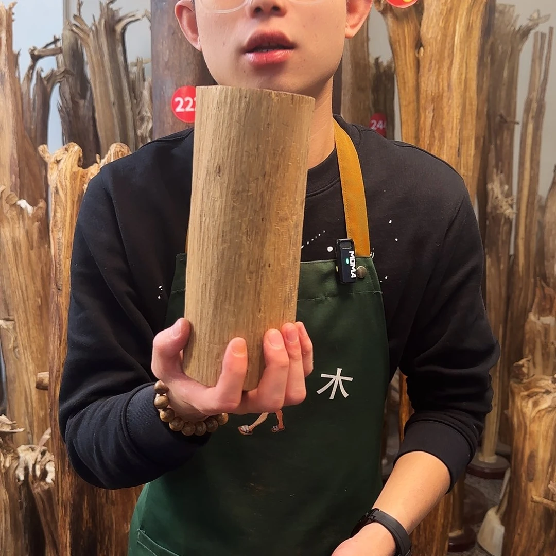 沉香摆件天然沉香原木摆件➕底座