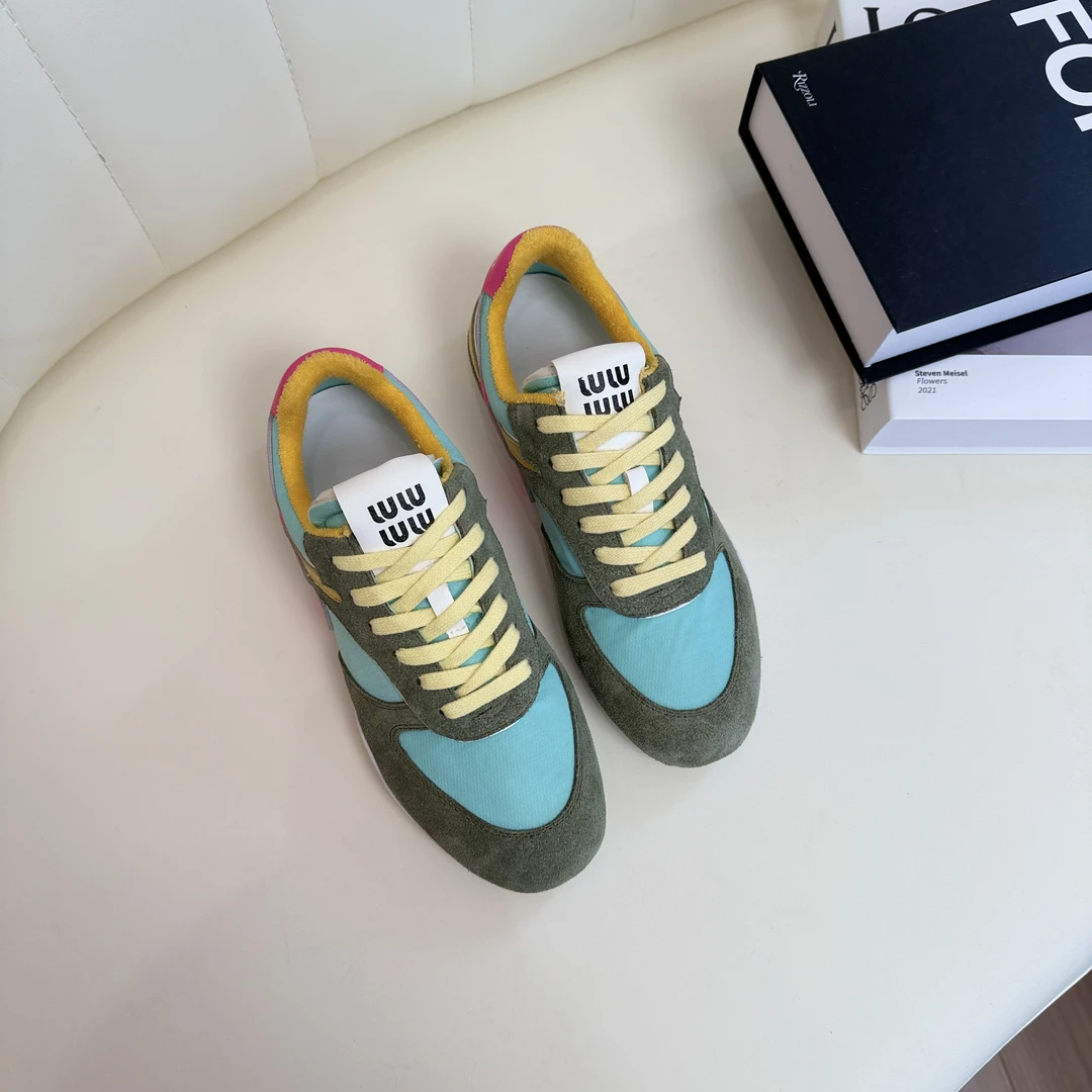 AMOAF 复古拼接平底时尚休闲阿甘鞋 AF25-259